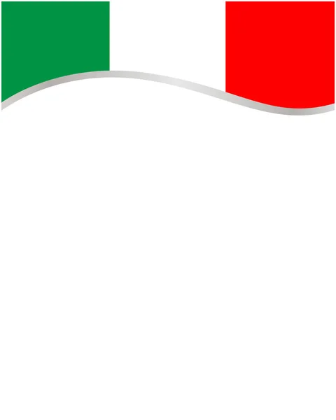 Cornice Astratta Italiana Con Spazio Vuoto Testo — Vettoriale Stock