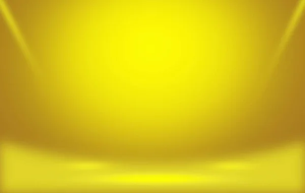 Абстрактный Желтый Фон Мастерской Прожектором Пустым Пространством — стоковое фото