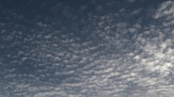 Nuvole contro un cielo blu — Video Stock