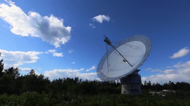 Um grande observatório de rádio — Vídeo de Stock