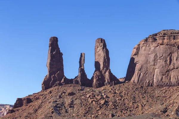 Monumento valle parque nacional en arizona, EE.UU. —  Fotos de Stock