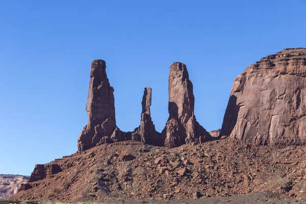 Monumento valle parque nacional en arizona, EE.UU. — Foto de Stock