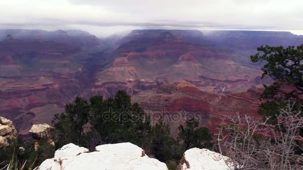Εθνικό Πάρκο Grand Canyon στην Αριζόνα, ΗΠΑ — Αρχείο Βίντεο