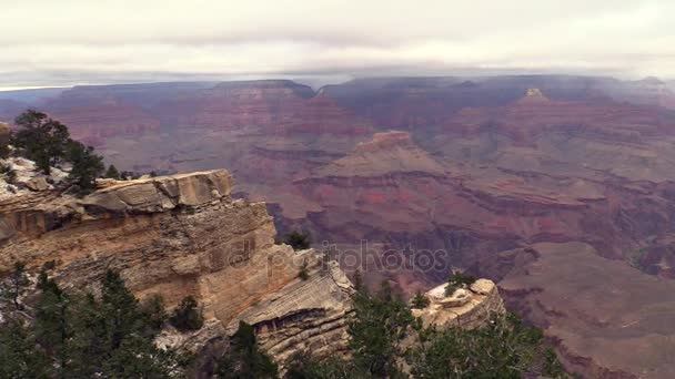 Parque Nacional del Gran Cañón en Arizona, Estados Unidos — Vídeos de Stock