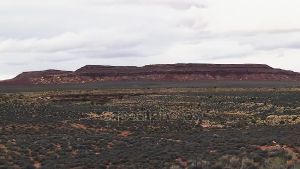 El paisaje del desierto de Arizona — Vídeos de Stock