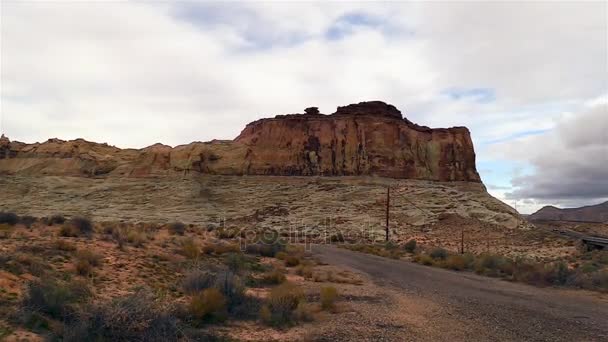 El paisaje del desierto de Arizona — Vídeo de stock