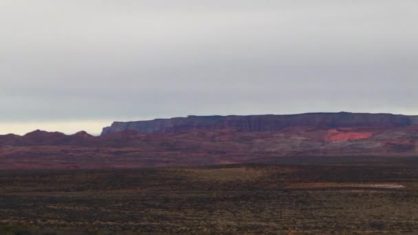 El paisaje del desierto de Arizona — Vídeos de Stock