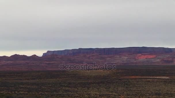 Le désert de l'Arizona paysage — Video