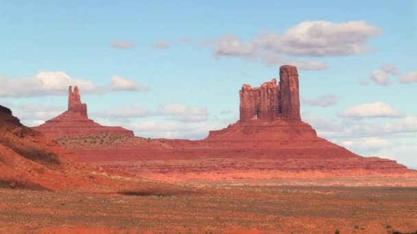Monument vallei nationaal park in Arizona, Verenigde Staten — Stockvideo