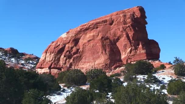 Monumento valle parque nacional en arizona, EE.UU. — Vídeo de stock