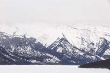 Kışın Rocky Dağları