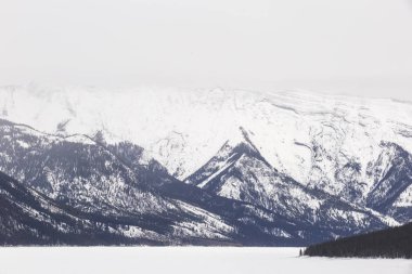 Kışın Rocky Dağları