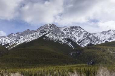 The Rocky Mountains landscape clipart