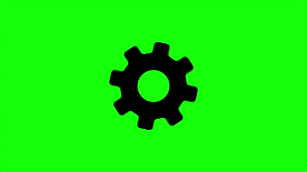 Grön Skärm Web Element Klar Inställning — Stockvideo