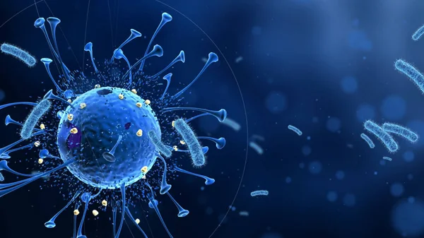 patojen solunum koronavirüsü 2019-ncov grip salgını 3 boyutlu tıbbi