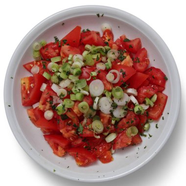 Domates salatası, güzel yemek, dövüş kalitesi.