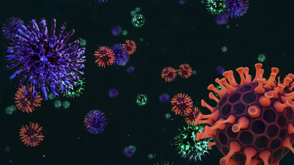 Patógeno Coronavirus Respiratorio 2020 Brote Gripe Ncov Concepto Médico Riesgo — Foto de Stock