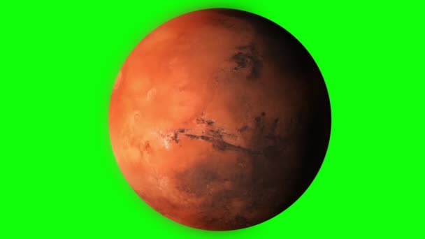 Zielony Ekran Mars Wysoka Jakość — Wideo stockowe