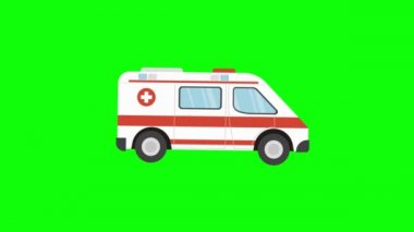 Yeşil ekran, korona virüsü, ambulans