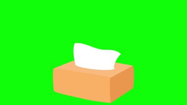 Yeşil ekran, korona virüsü, kağıt mendil