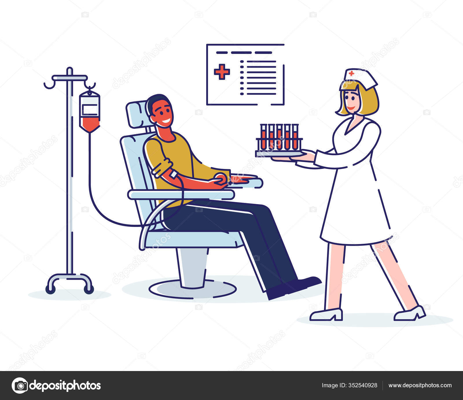 Desenho De Imagem De Enfermeiras E Médicos Para O Dia Mundial Da Saúde