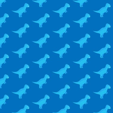 Dinozor lastiği. Çocuklar, tekstil, çocuk giysileri için kusursuz desenler..