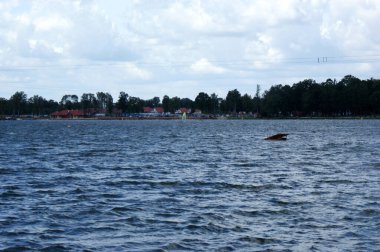 Duvardan tuğla bina alçıdan düşüyor.