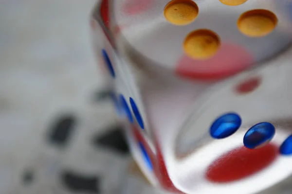 dice game transparent, unusual design number six colorful draw