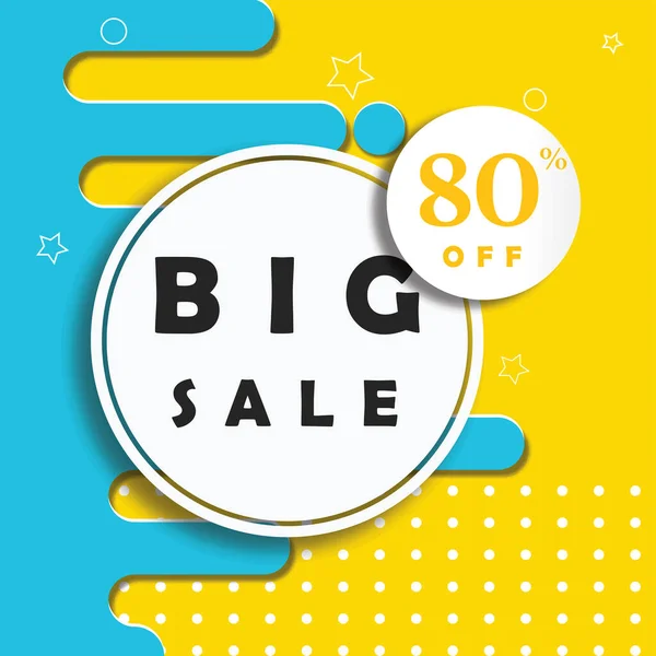 Sale banner promotion big sale and special offer poster flyer for store and other usage, sale promotion vector illustration sticker advertising, voucher and coupon business