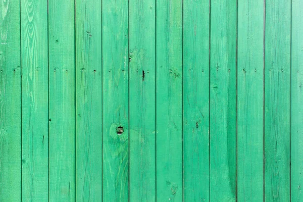 Зеленый старый деревянный фон, окрашенная текстура дерева — стоковое фото