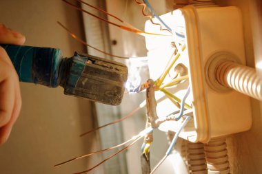 Elektrikli lehimleme teller bağlantı kutusu