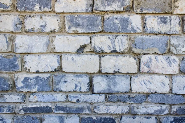 Mauer Aus Betonklötzen Alte Steinmauern — Stockfoto