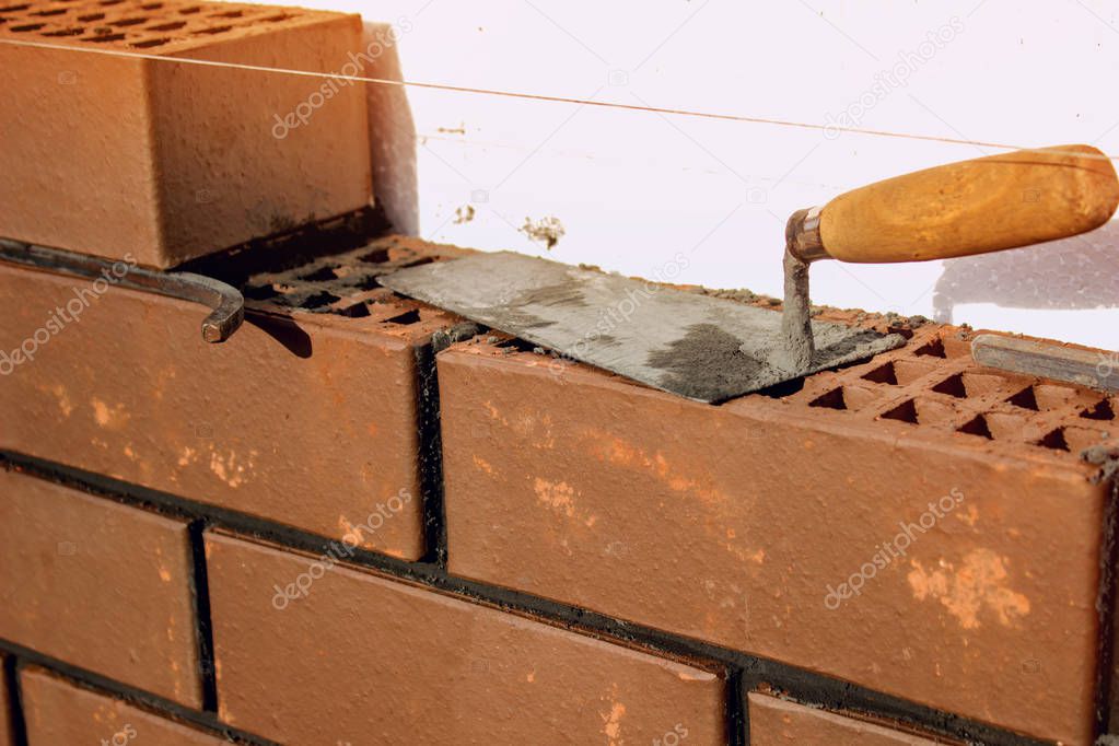 Bricklaying, building work