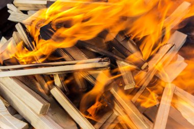 Ateş ve alev kapatın