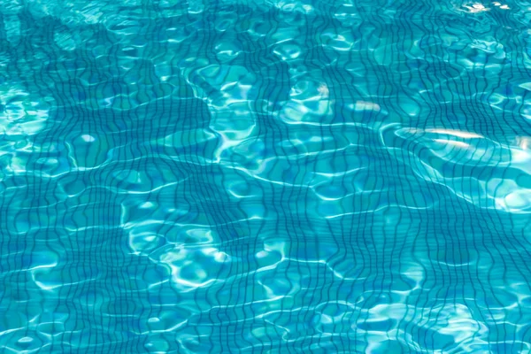 Beautiful patterns of the water in the pool