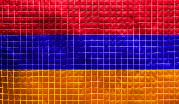 Abstrakta Flagga Armenien — Stockfoto