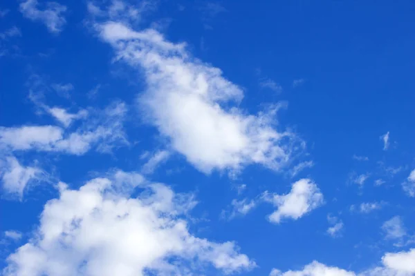 Cielo Blu Con Bellissime Nuvole Bel Tempo Cambiamenti Del Tempo — Foto Stock