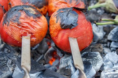 Domates yanıyor kızartma