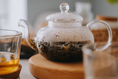 Çilekli ve muzlu Viyana waffleları. Güzel kahvaltı.