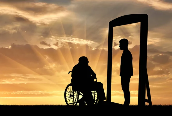 Concetto di riabilitazione dei disabili — Foto Stock
