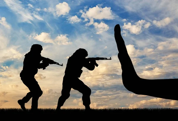 Global fight against terrorism concept — Stock Photo, Image