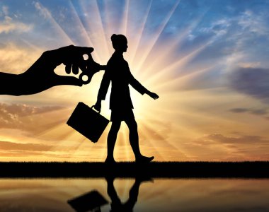 El bir anahtar vuruş oyuncak iş kadını alır