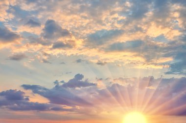 güzel bir akşam sunset