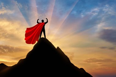 Süpermen işadamı süper kahraman