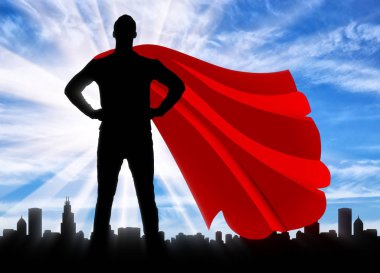 Süpermen işadamı süper kahraman