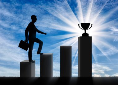 Kariyer basamaklarını iş kavramı