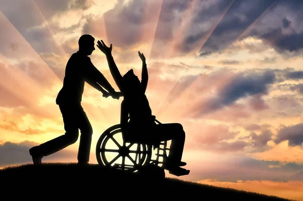 Concetto di assistenza ai disabili — Foto Stock
