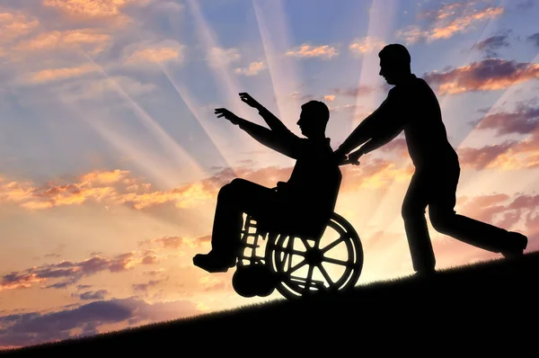 Kavramı ve engelliler için yardım — Stok fotoğraf