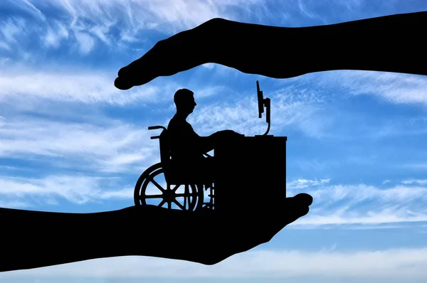 Begreppet skydd av rättigheter för personer med funktionshinder för sysselsättning — Stockfoto