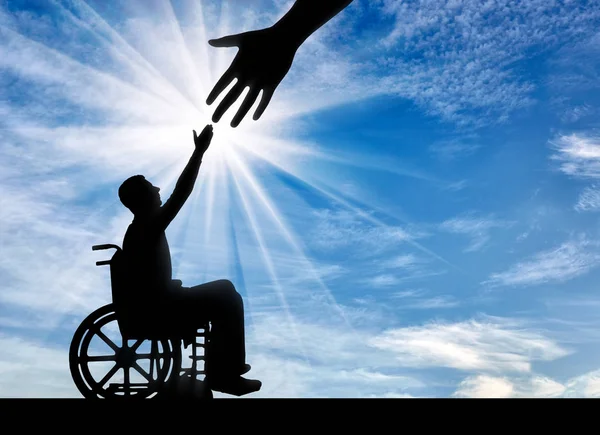 Έννοια της κοινωνικής προστασίας και συνδρομής στα άτομα με αναπηρία — Φωτογραφία Αρχείου